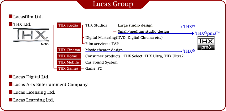 Lucas Group組織図